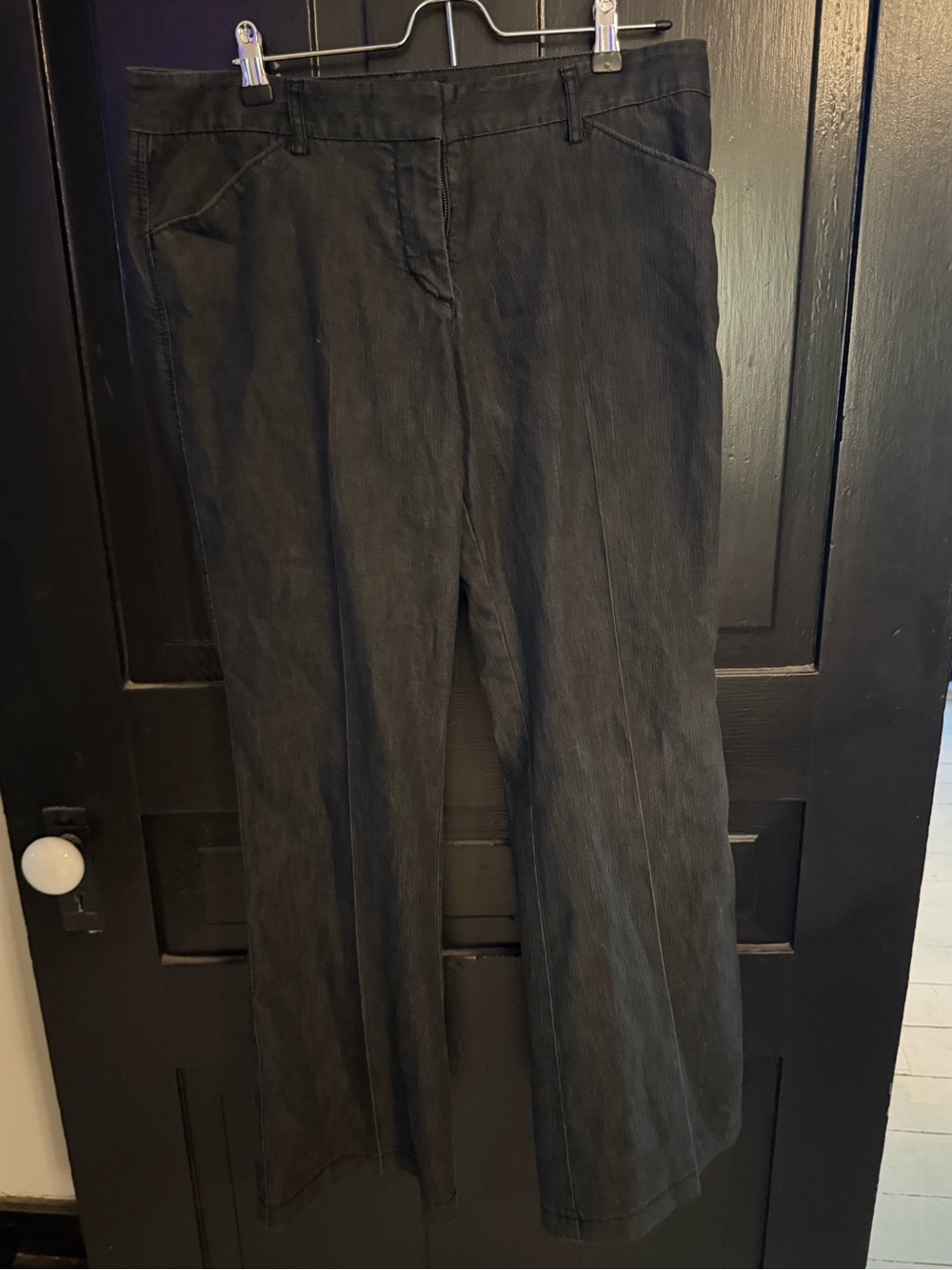 Express Women’s Black Wide-Leg Jeans